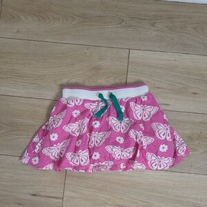 Mini Boden Pink and White Skort 5-6 Y